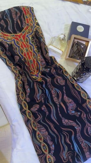 كشميري سلسه كرستال ملون امام وخلف