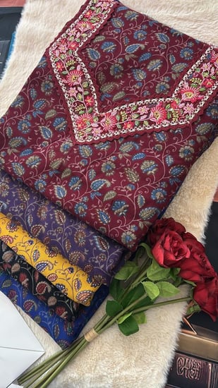 كشميري مطرز تطريز فاخر