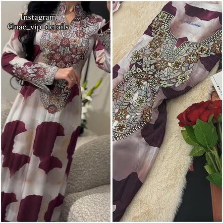 حرير ايطالي موديل الهاينك متروس كرستال