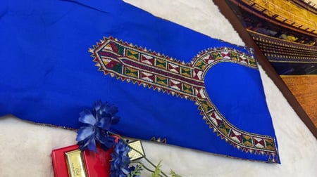 قطن كويتي (الاقطان تغسل قبل الخياطه) متروس كرستال امام وخلف ا