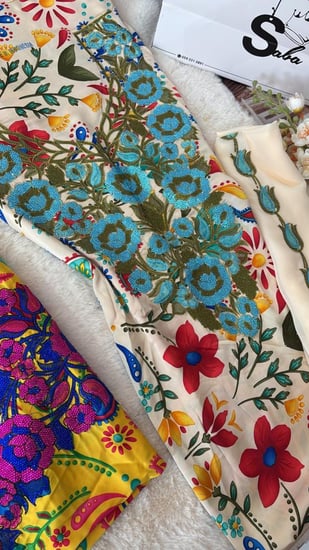 حرير ايطالي ملكي متروس كرستال مع الشيله