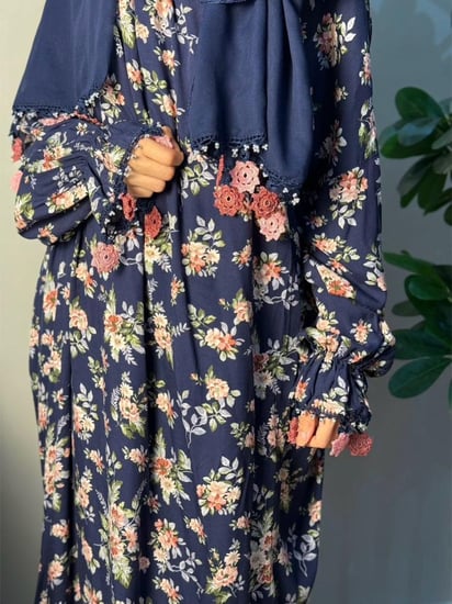 شرشف صلاة - مرَد بطرحة بوال متصلة