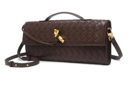 حقيبة بوتيقا آنديامو لونق كلاتش - بني