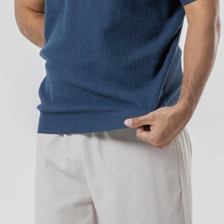 Elastic Polo T-shirt