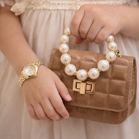 اكسسورات بنات شنطه ساعه