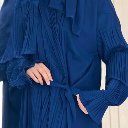 طقم شراشف صلاة الون الازرق