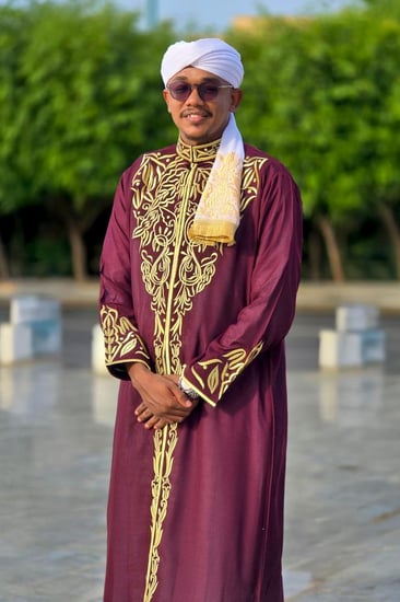 طقم عباية عريس كبدي