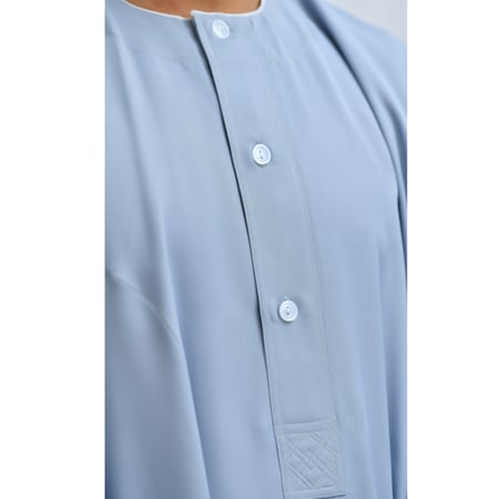 جلابية سودانية - رمادي