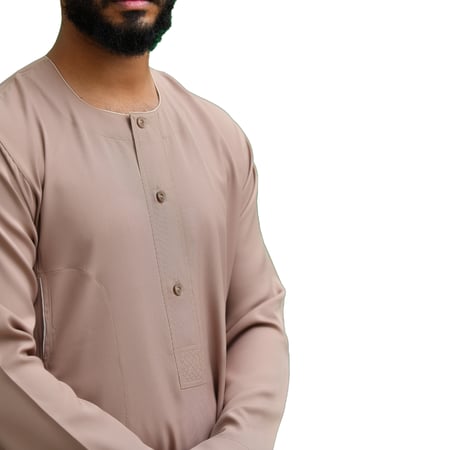 جلابية سودانية - بني