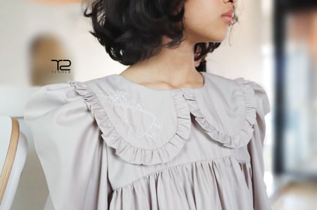 فستان أطفال بتطريز يدوي