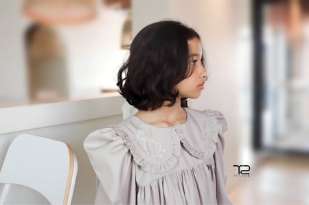 فستان أطفال بتطريز يدوي