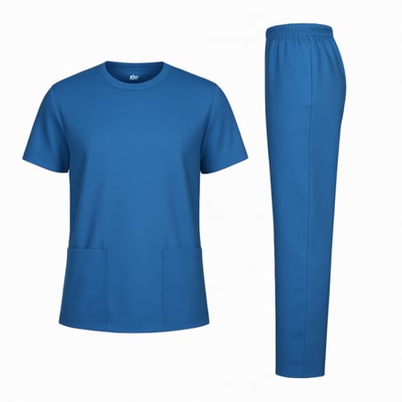 الزي الموحد -جودة عاليه-الون الأزرق سروال وفنيله متجر نزيل nazeelstore