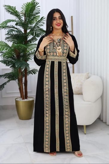 جلابية شمالية مع الطرحه