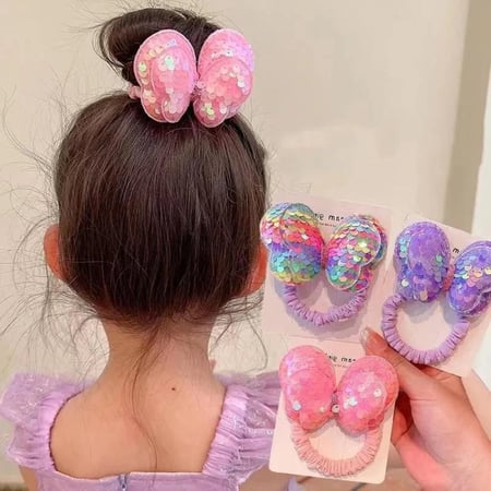 شريط مطاطي للشعر بشكل فراشة