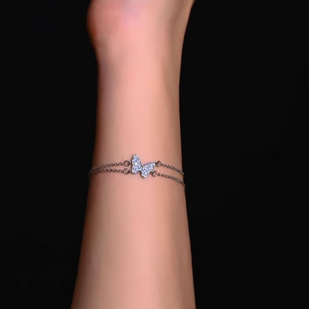 اسورة فضة عيار S925 (فراشة)