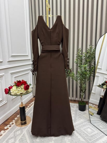 فستان ناعم راقي موكا موس