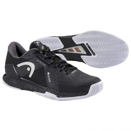 Head Sprint Pro 4.0 SF Clay Black White Padel Shoes