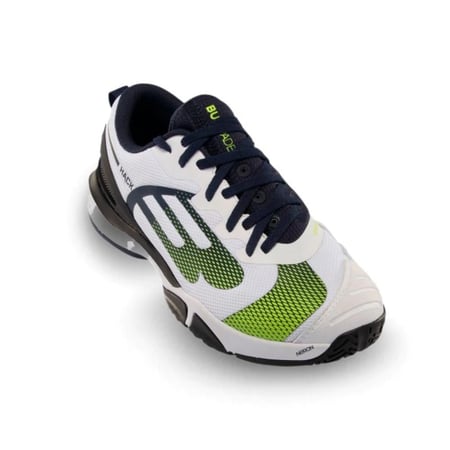 Bullpadel Hack Hybrid Fly 22 White Padel Shoes