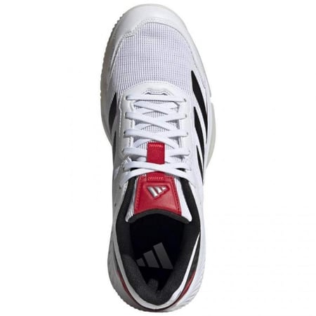 Adidas Courtquick Padel Shoes White Black Red