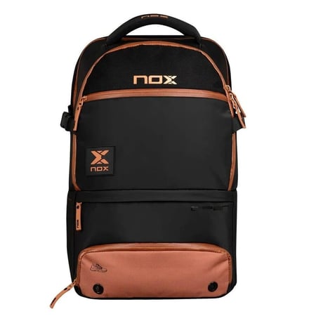 NOX Luxury Open Series Black/Brown Backpack