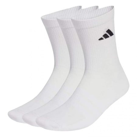 Adidas Essentials Crew Socks White (3 Pairs)