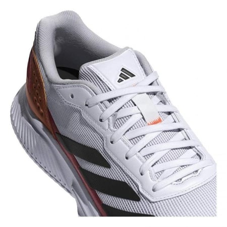 Adidas Courtquick White Red Copper Padel Shoes