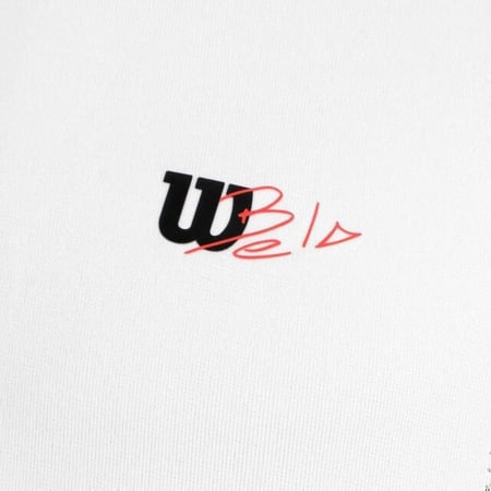 تي شيرت ويلسون أبيض, Wilson Bela Seamless T shirt Ziphnly  White