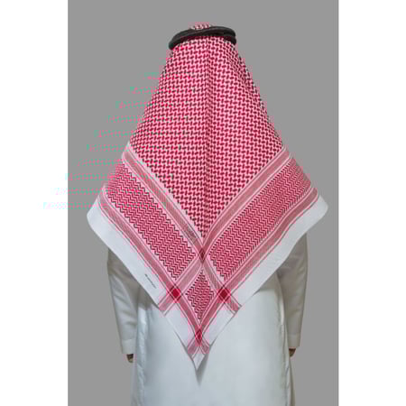 شماغ البسام الختم الاسود انجليزي