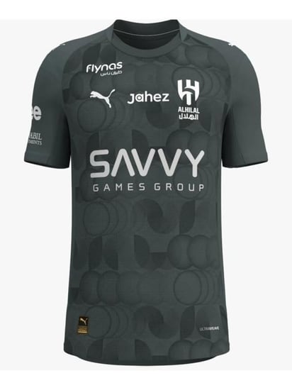 الهلال شيرت 25-26 اللاعبين الثالث رمادي كبار -روشن ROSHIN