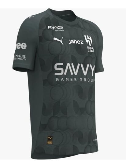 الهلال شيرت 25-26 اللاعبين الثالث رمادي كبار -روشن ROSHIN