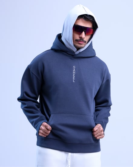 هودي  رمادي غامق_ Dark gray anime hoodie
