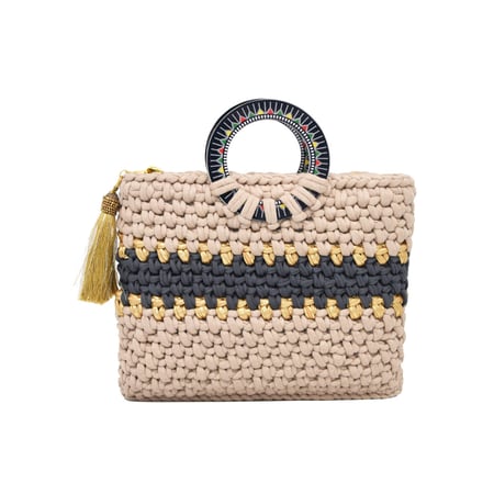 حقيبة كروشيه القط العسيري