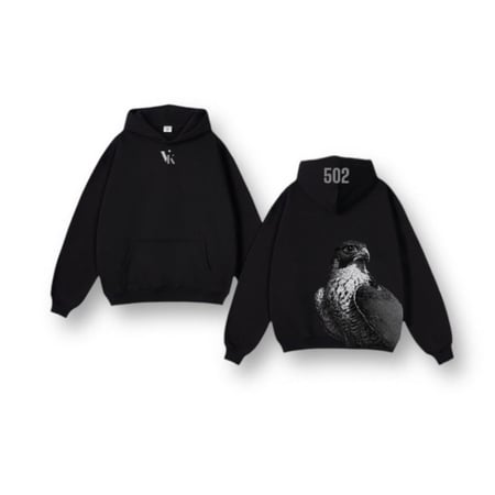 BLACK HOODIE-هودي اسود