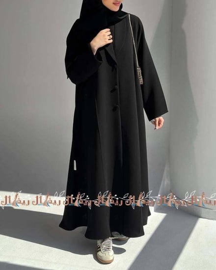 عباية لف سوداء