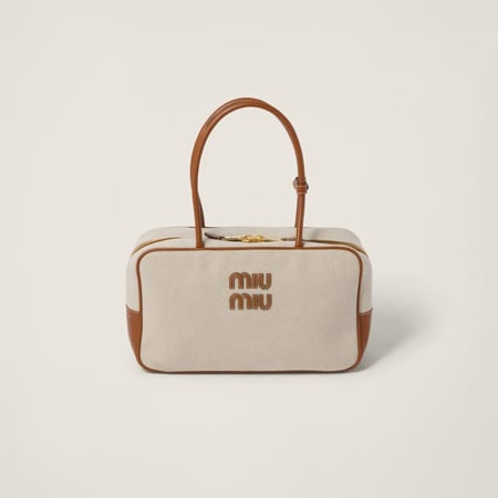 حقيبةميوميو - Canvas top-handle bag