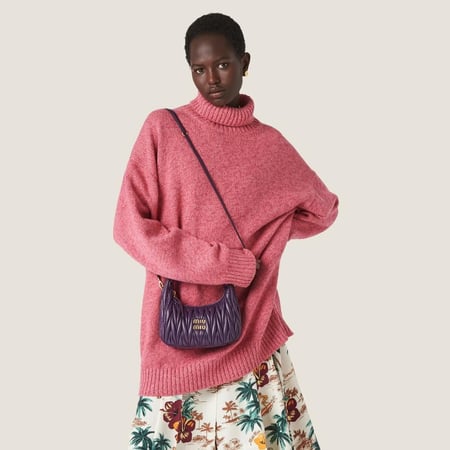 حقيبة ميوميو بنفسجي - miumiu