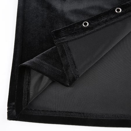 تنورة سوداء طويلة | BLACK SIDE