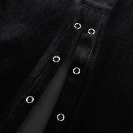 تنورة سوداء طويلة | BLACK SIDE