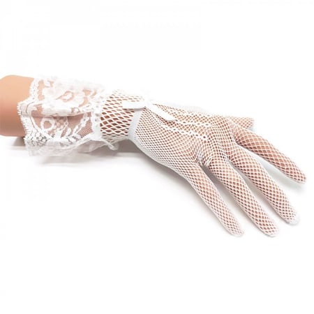 قفاز منقش أبيض  | White Gloves