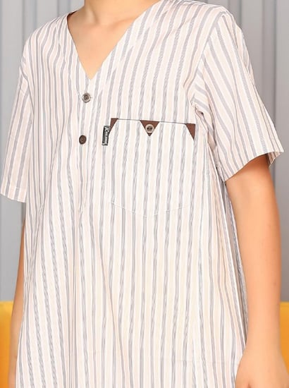 ثوب ولادي قرنفل 20 ( قطن 65% )