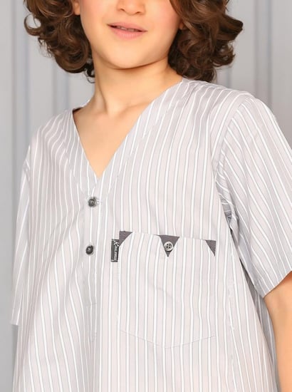 ثوب ولادي قرنفل 20 ( قطن 65% )