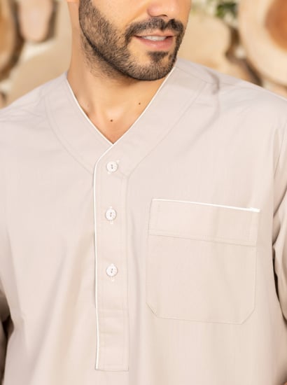ثوب رجالي ريحان 21 ( قطن 65% )