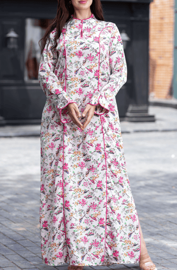 جلابية نسائية حرير 27 (قطن 65%)