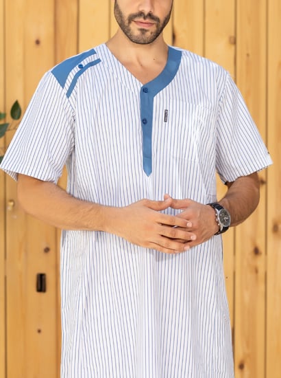 ثوب رجالي مسك 26 ( قطن 65 % )