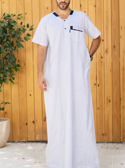 ثوب رجالي مسك 25  ( قطن 100% )