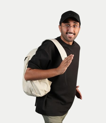 حقيبة باور أبيض - خاصة باعضاء الفريق