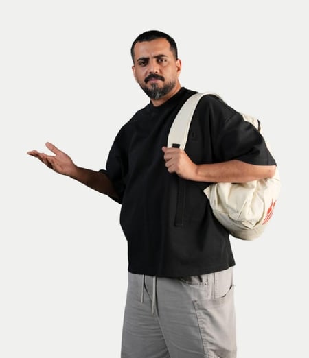 حقيبة باور أبيض - خاصة باعضاء الفريق