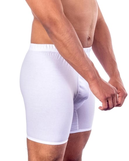 شورت اورجينال ممشط ابيض