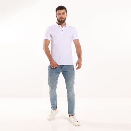 تشيرت بولو سادة رجالي خارجي