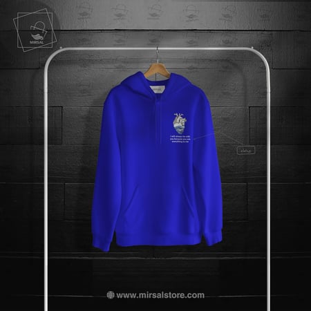 بلوفر القلب مع عبارة - متجر مرسال